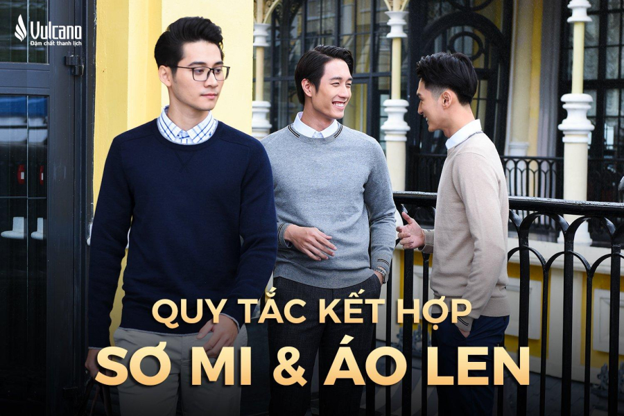 4 Quy Tắc Mặc Sơ Mi Bên Trong Áo Len Chuẩn Quý Ông