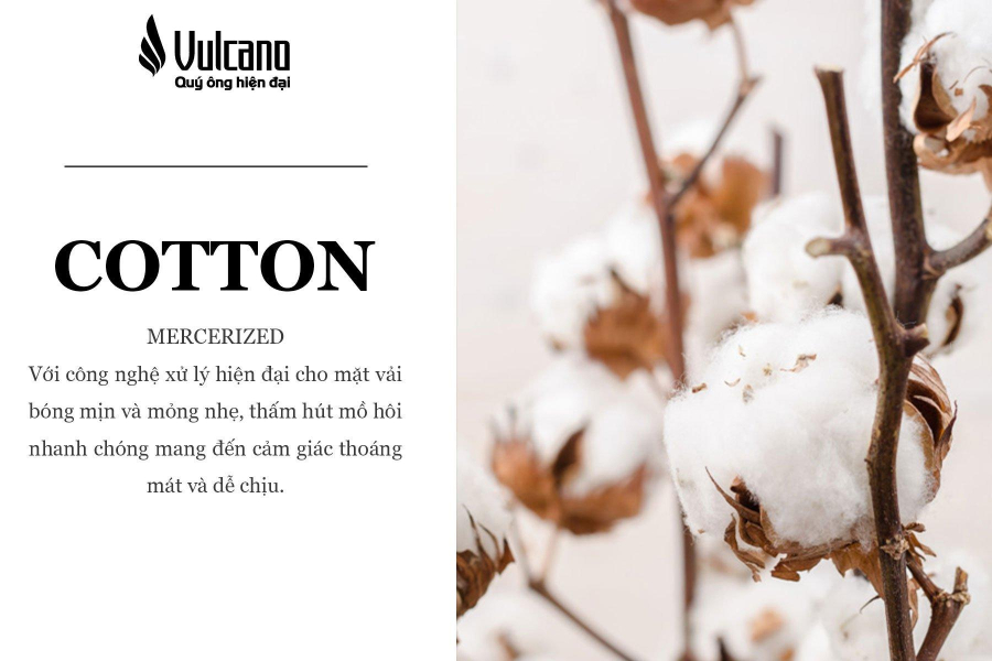 Cotton Mercerized - Chất Liệu Tuyệt Vời Dành Cho Phái Mạnh