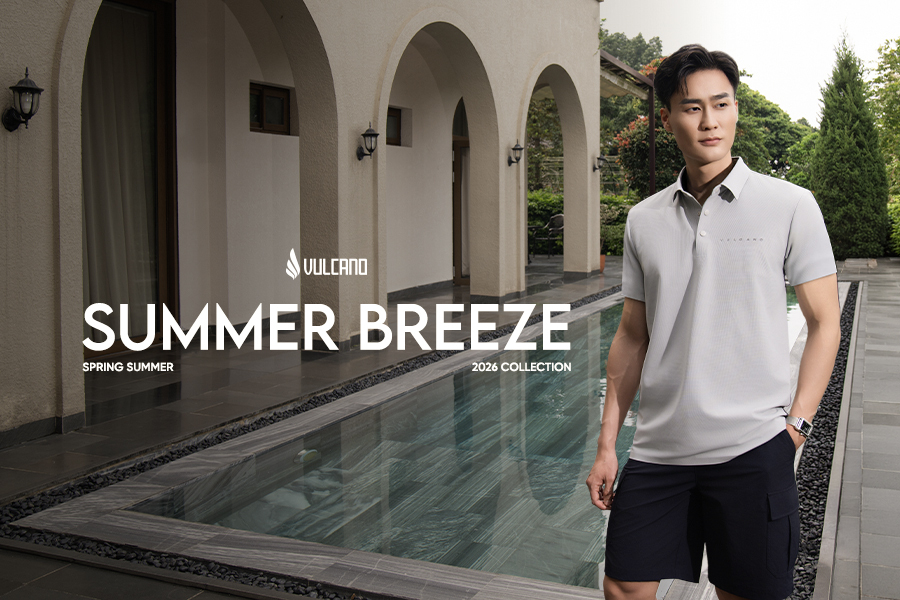 Vulcano Ra Mắt BST Xuân Hè 2026: "Summer Breeze" - Tự Do Trong Từng Chuyển Động