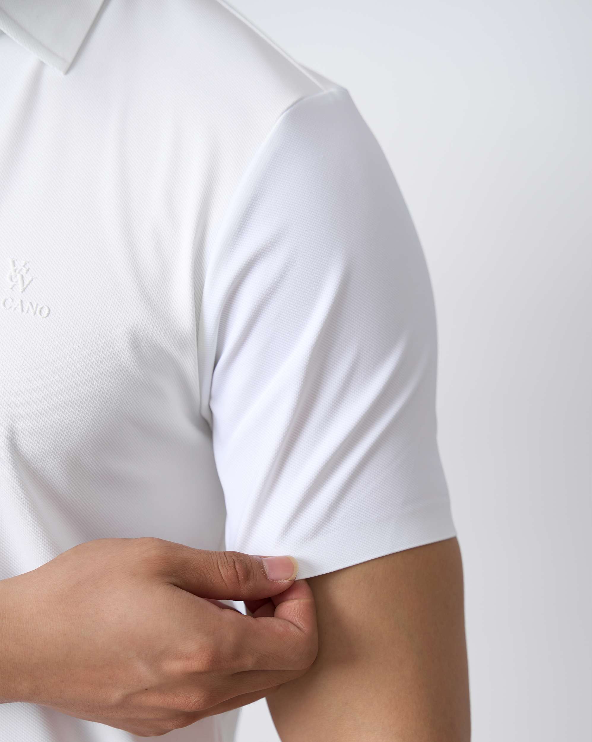 Áo Polo Nam Thể Thao Seamless 5003 - Màu Trắng