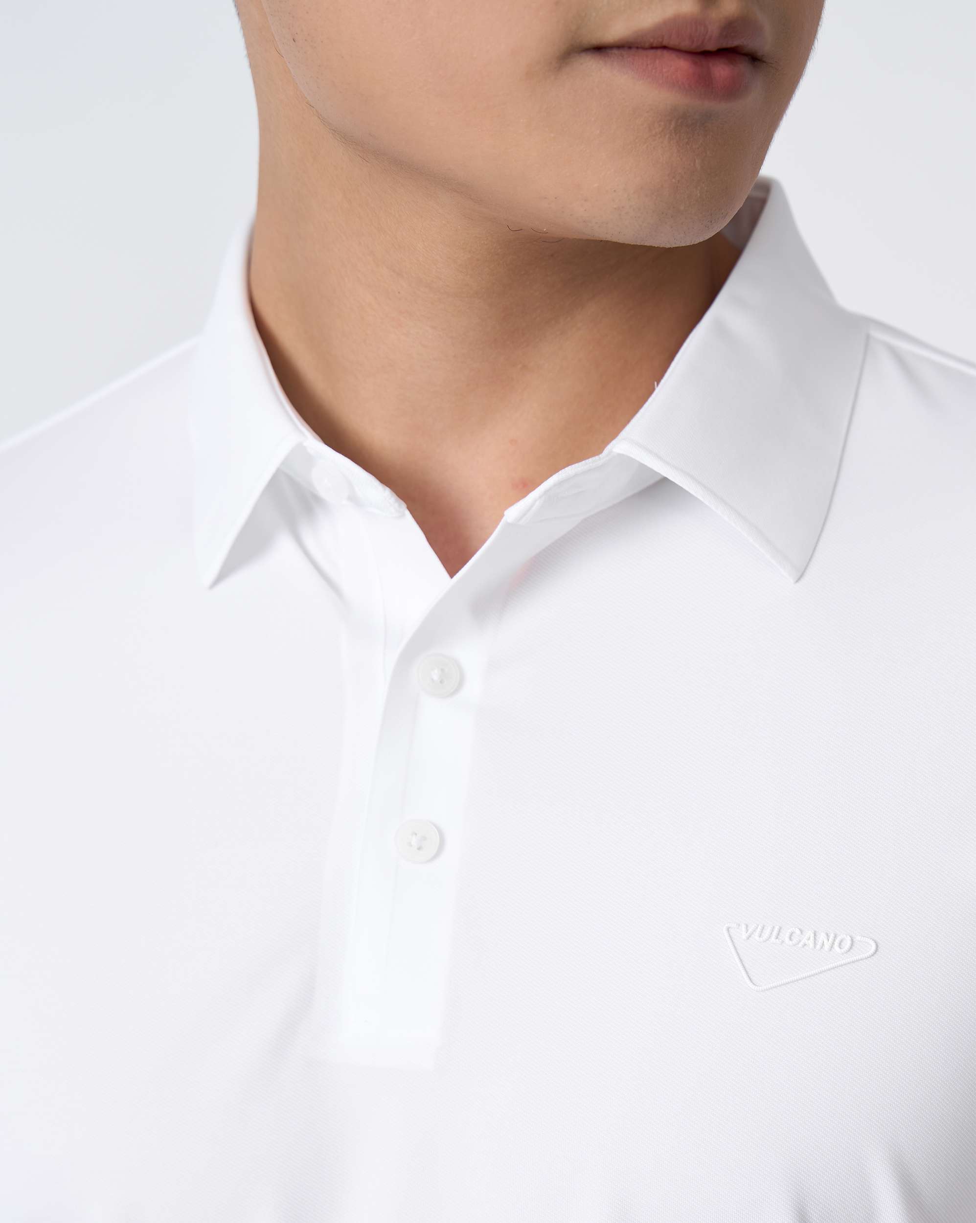 Áo Polo Nam Thể Thao Seamless 5004 - Màu Trắng