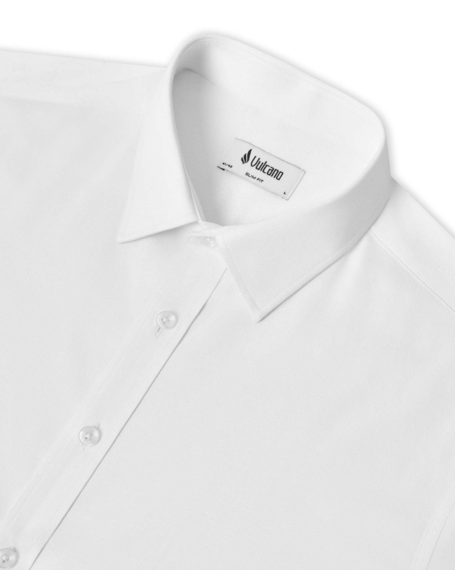 Áo Sơ Mi Ngắn Tay Nam Cao Cấp 5014W - Màu Trắng Hoạ Tiết Monogram Chìm