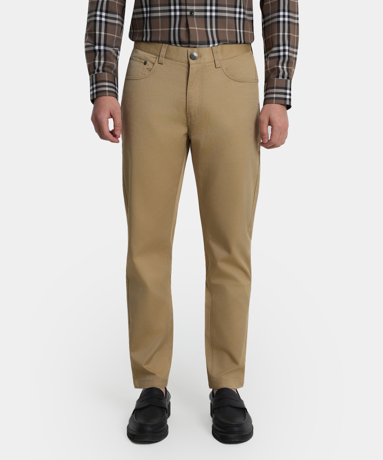 Quần Khaki Nam Dáng Carrot Fit KC.25.A1 - Be