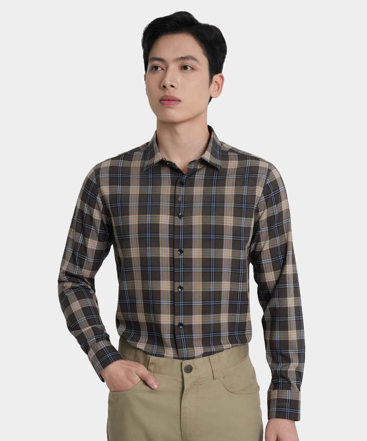 Áo Sơ Mi Dài Tay Nam kẻ AR.YE.25.B19-1