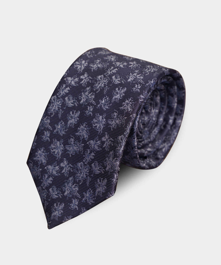 Cà Vạt Nam Màu Xanh Hoạ Tiết C101