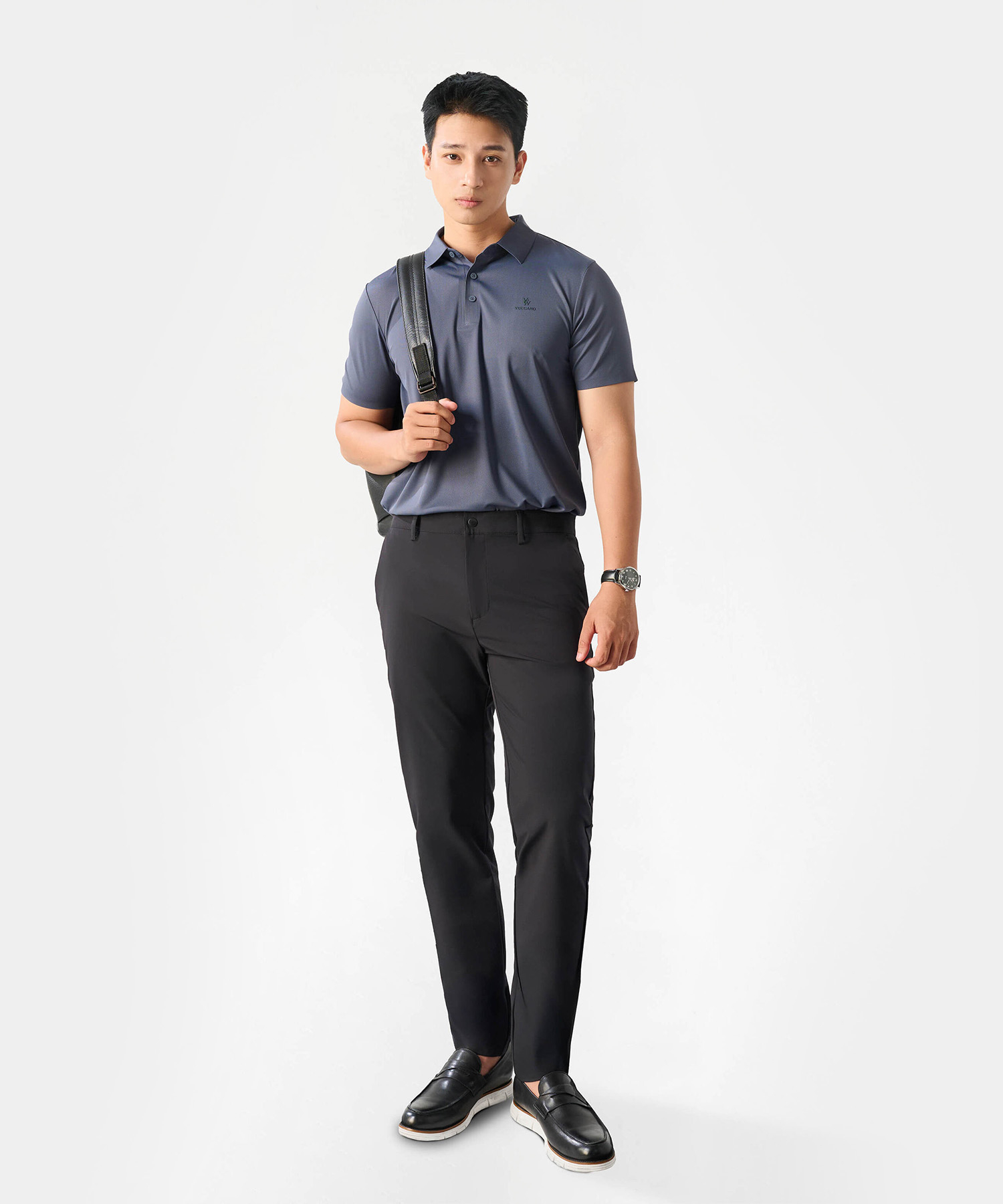 Quần Dài Nam UltraFLEX Premium Co Giãn 5002 - Màu Đen