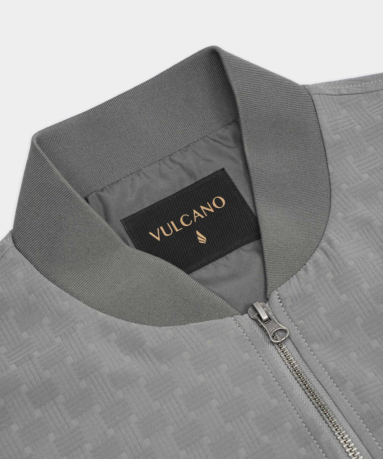 Áo Jacket Bomber Nam In Hoạ Tiết RB.25.A4 - Xám