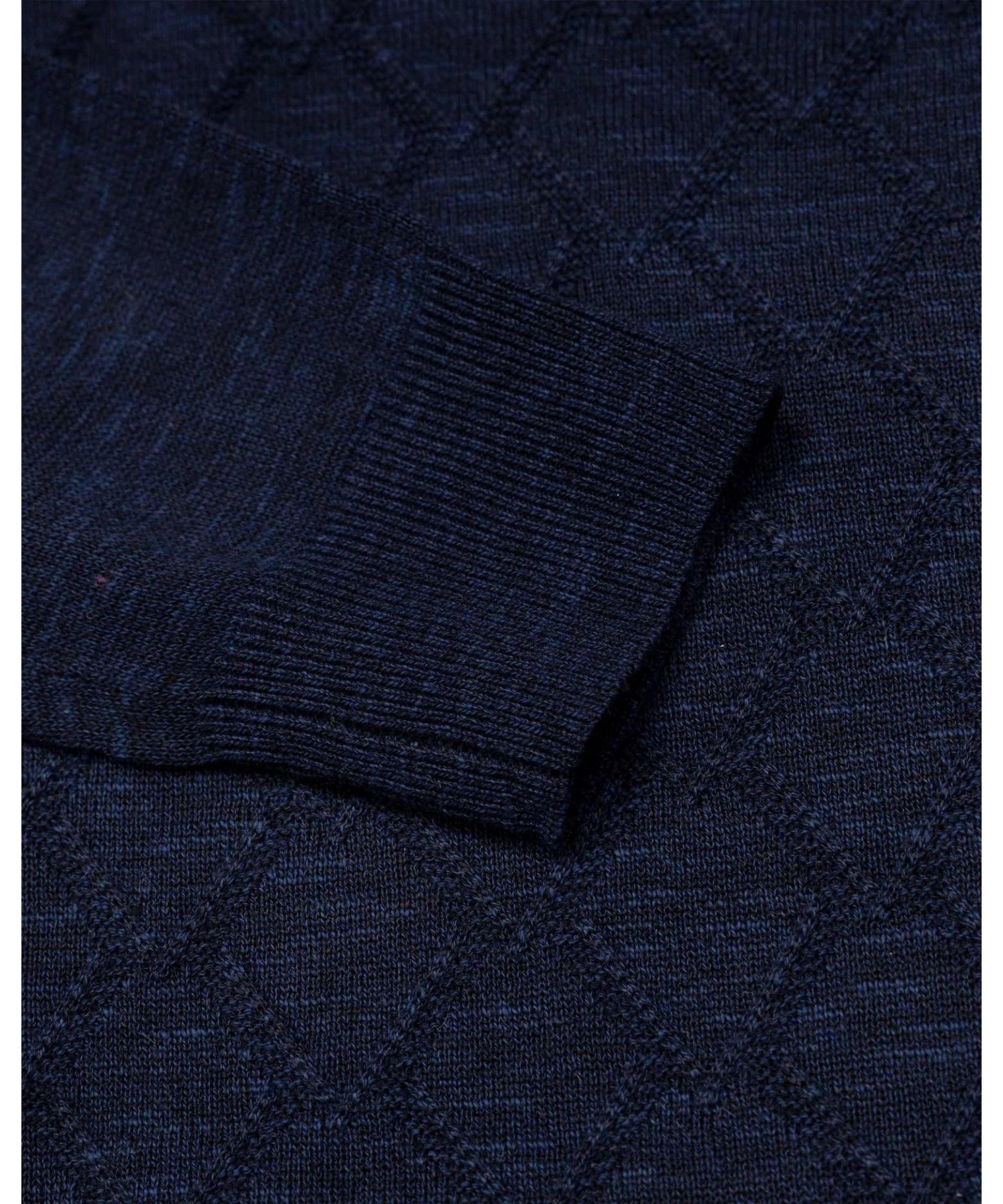 Áo Len Nam Cotton Họa Tiết 2007 - Xám 3