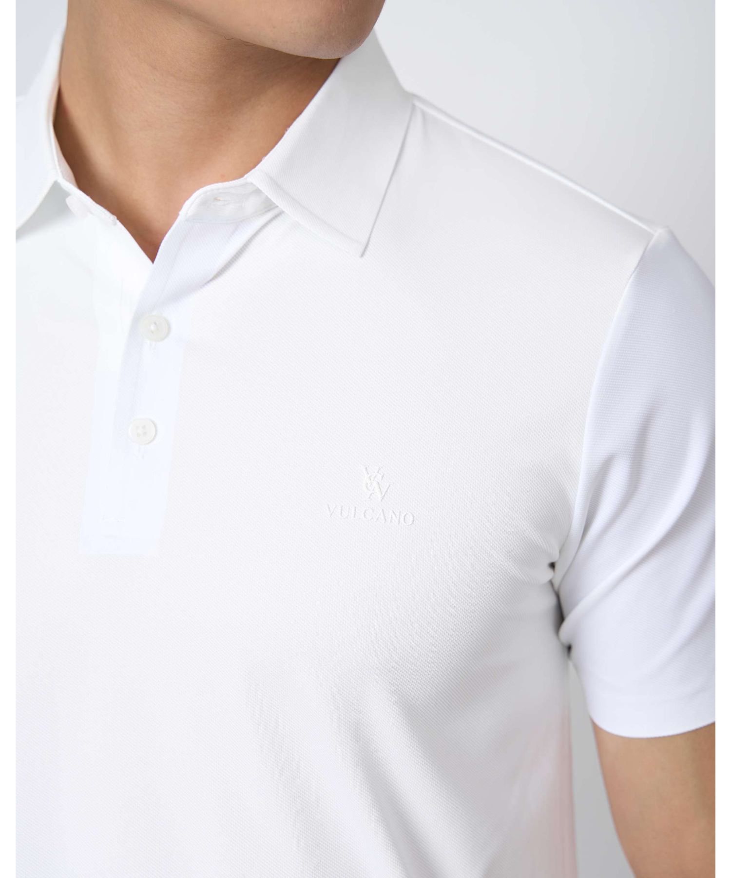 Áo Polo Nam Thể Thao Seamless Co Giãn 5003 - Trắng