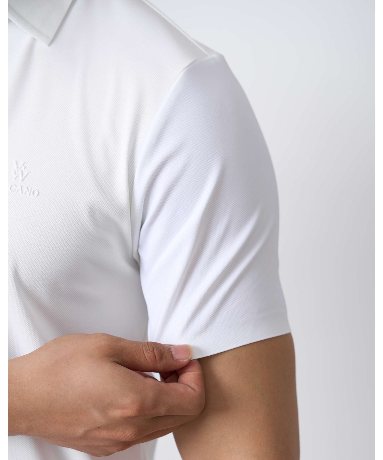 Áo Polo Nam Thể Thao Seamless Co Giãn 5003 - Trắng