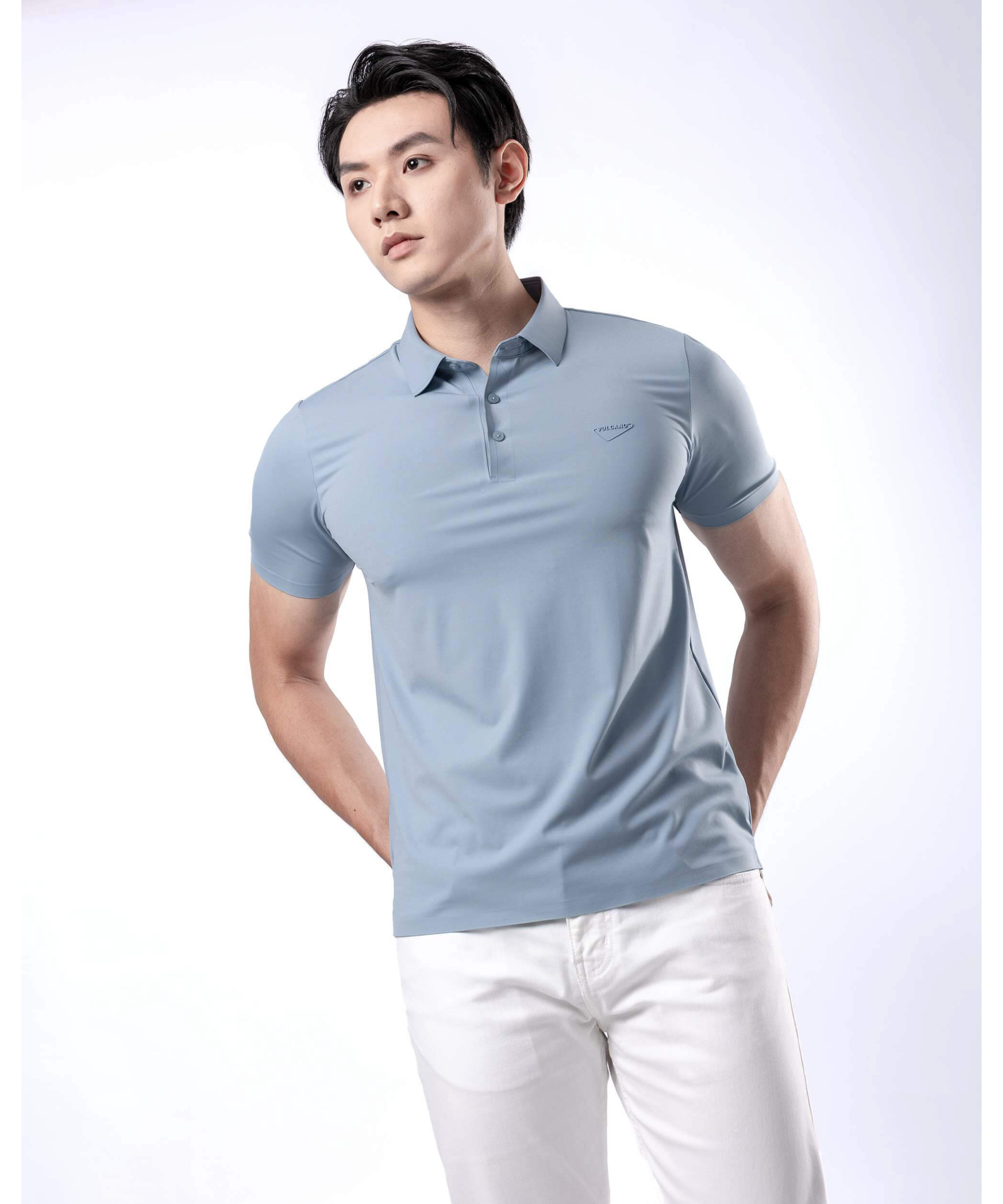 Áo Polo Nam Thể Thao Seamless 5004 - Xanh Nhạt
