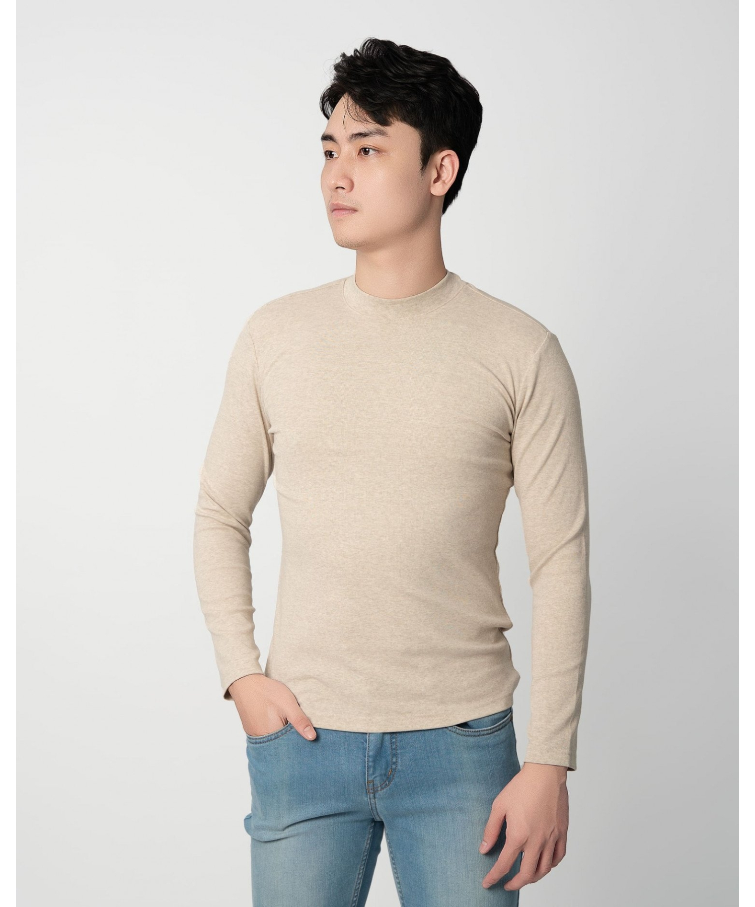 Áo Giữ Nhiệt Nam 4001 - Be