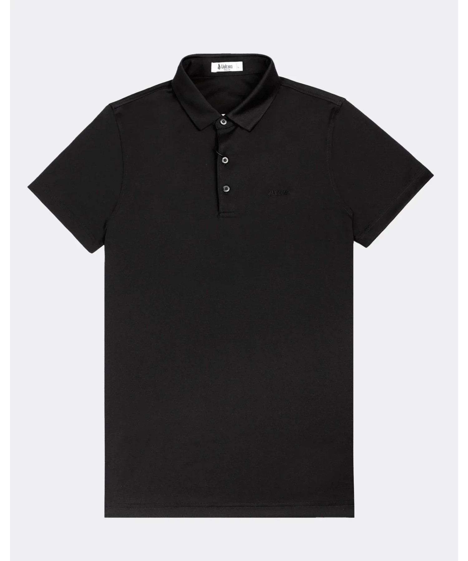 Áo Polo Nam Cotton Trơn 3002 - Đen 2