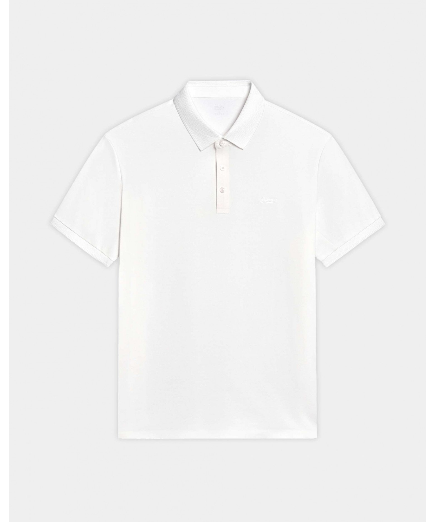Áo Polo Nam Cotton Trơn 5005 - Trắng