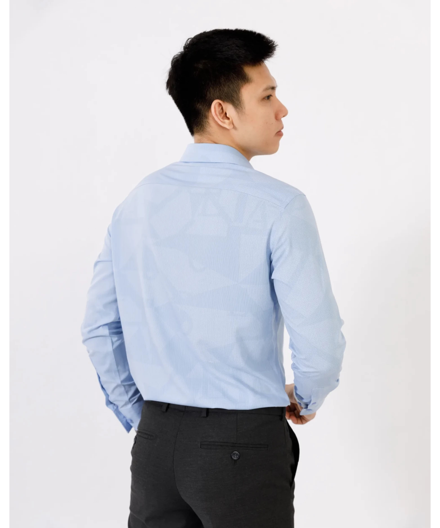 Áo Sơ Mi Dài Tay Nam 3038 - Xanh Da Trời