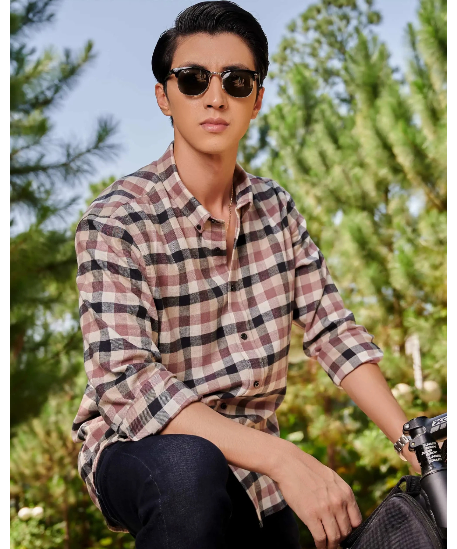 Áo Sơ Mi Dài Tay Nam Oxford Kẻ 2076A Mix Màu