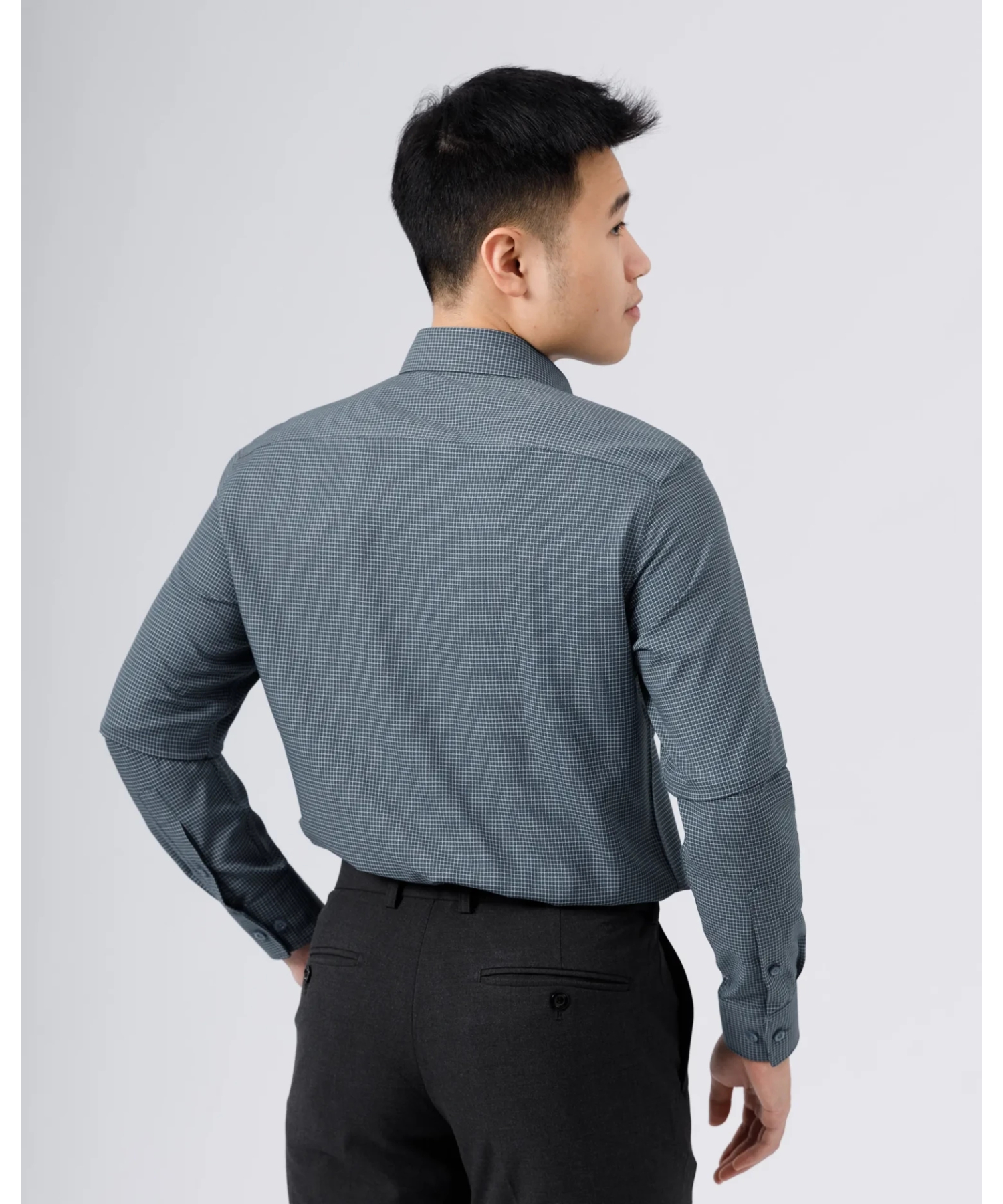 Áo Sơ Mi Dài Tay Nam Kẻ 4026