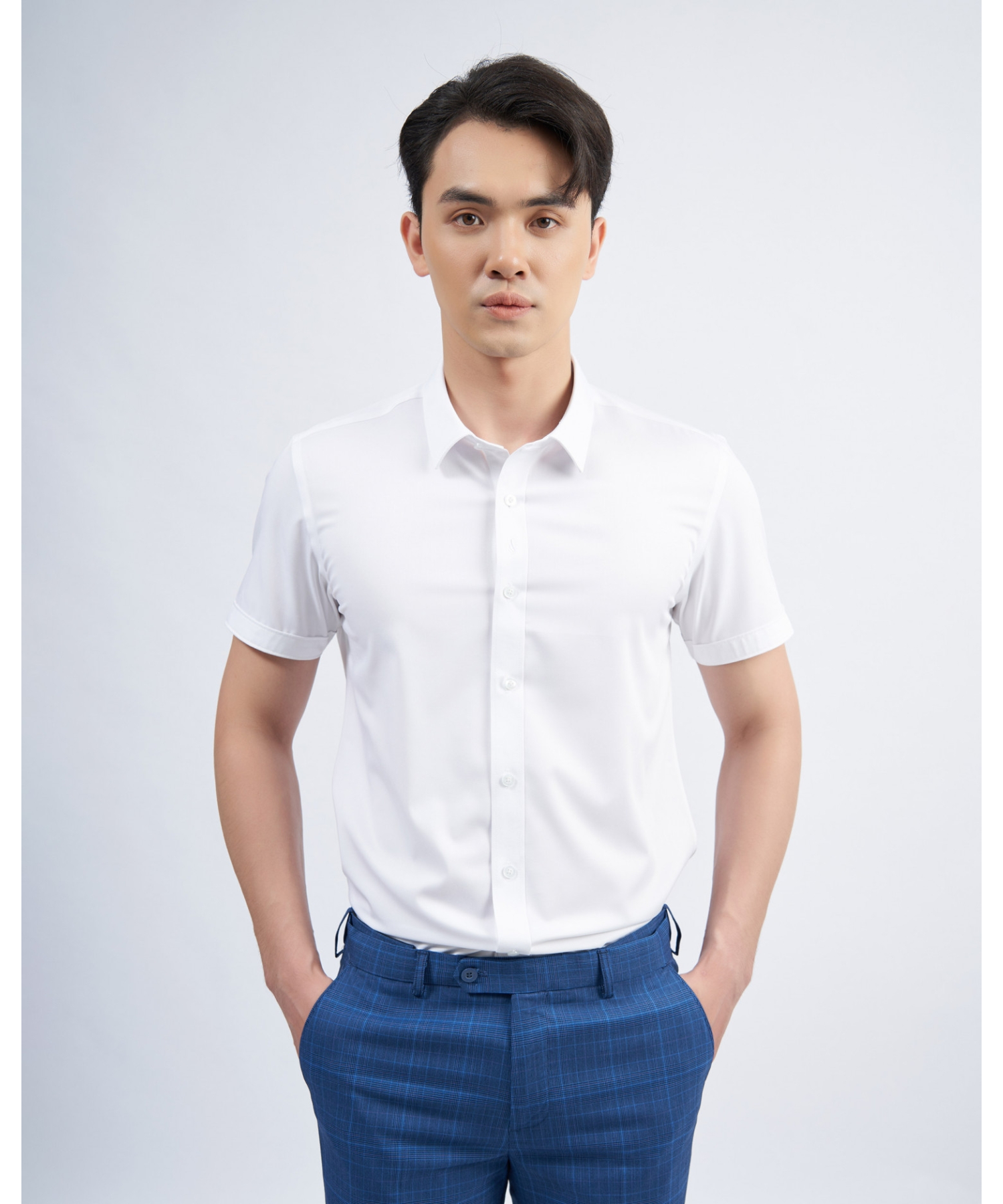 Áo Sơ Mi Ngắn Tay Nam 3005W