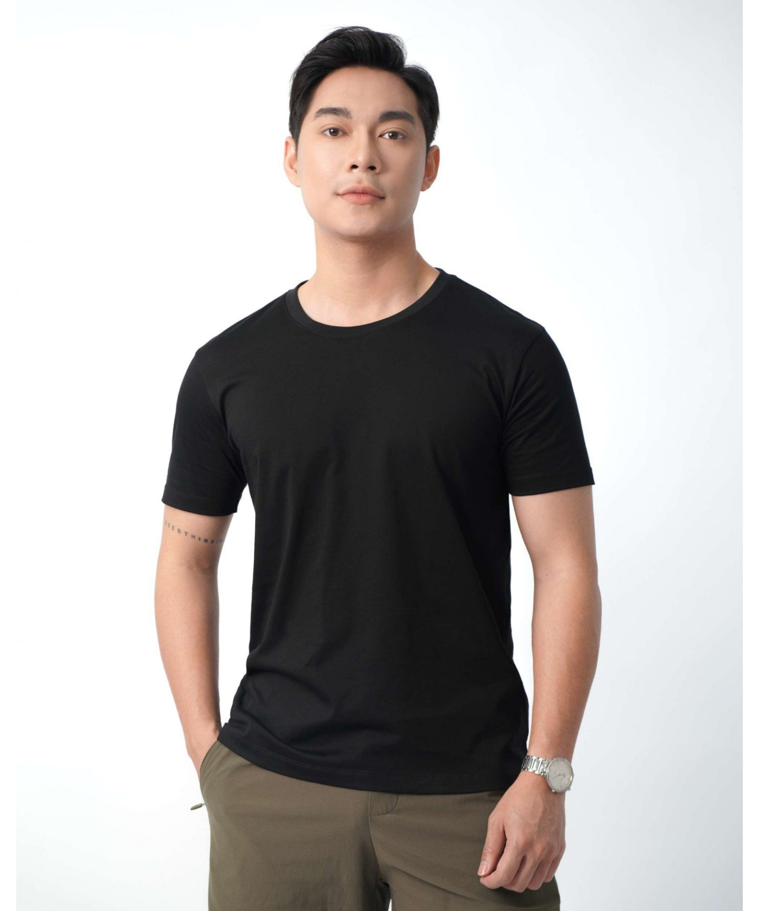 Áo Thun Nam Trơn 5007 - Đen
