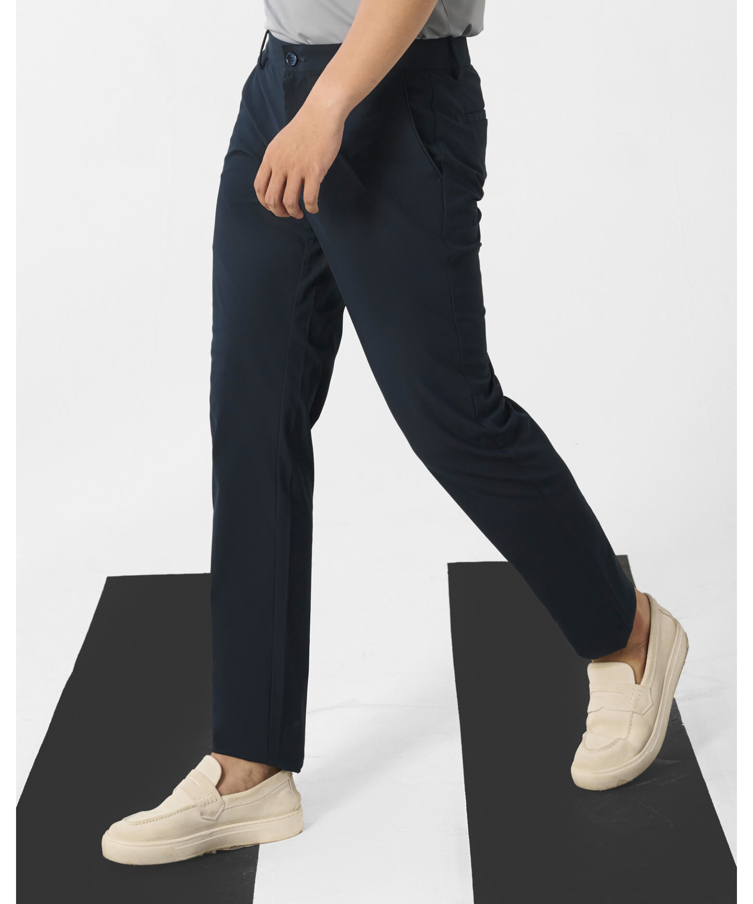 Quần Dài Kaki Nam Co Giãn 5003 - Xanh Đen