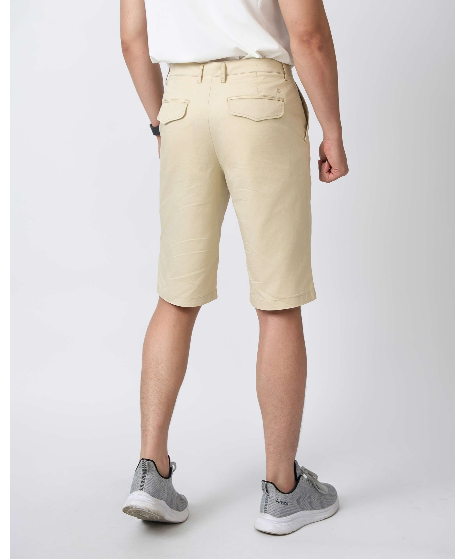 Quần Short Nam Trơn Cotton 5004 - Vàng Đậm