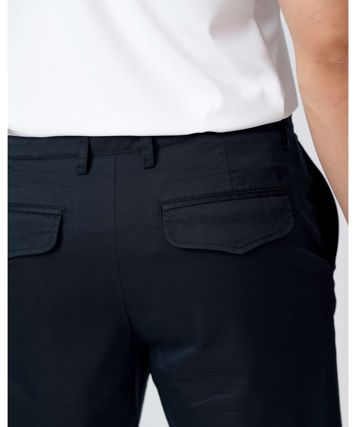 Quần Short Nam Trơn Cotton 5004 - Xanh Tím Than