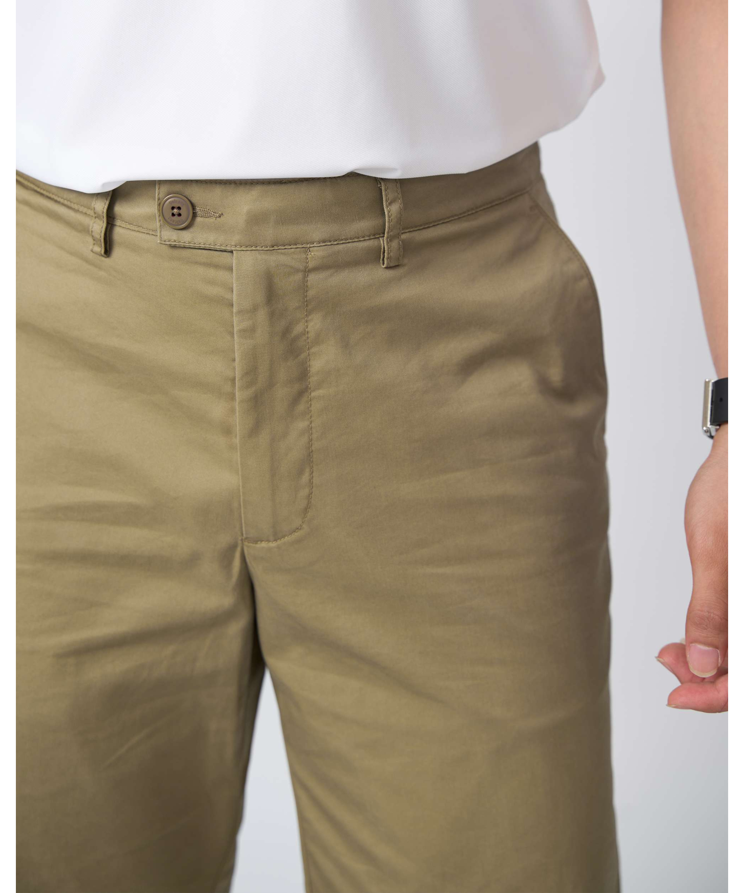 Quần Short Nam Trơn Cotton 5004 - Nâu