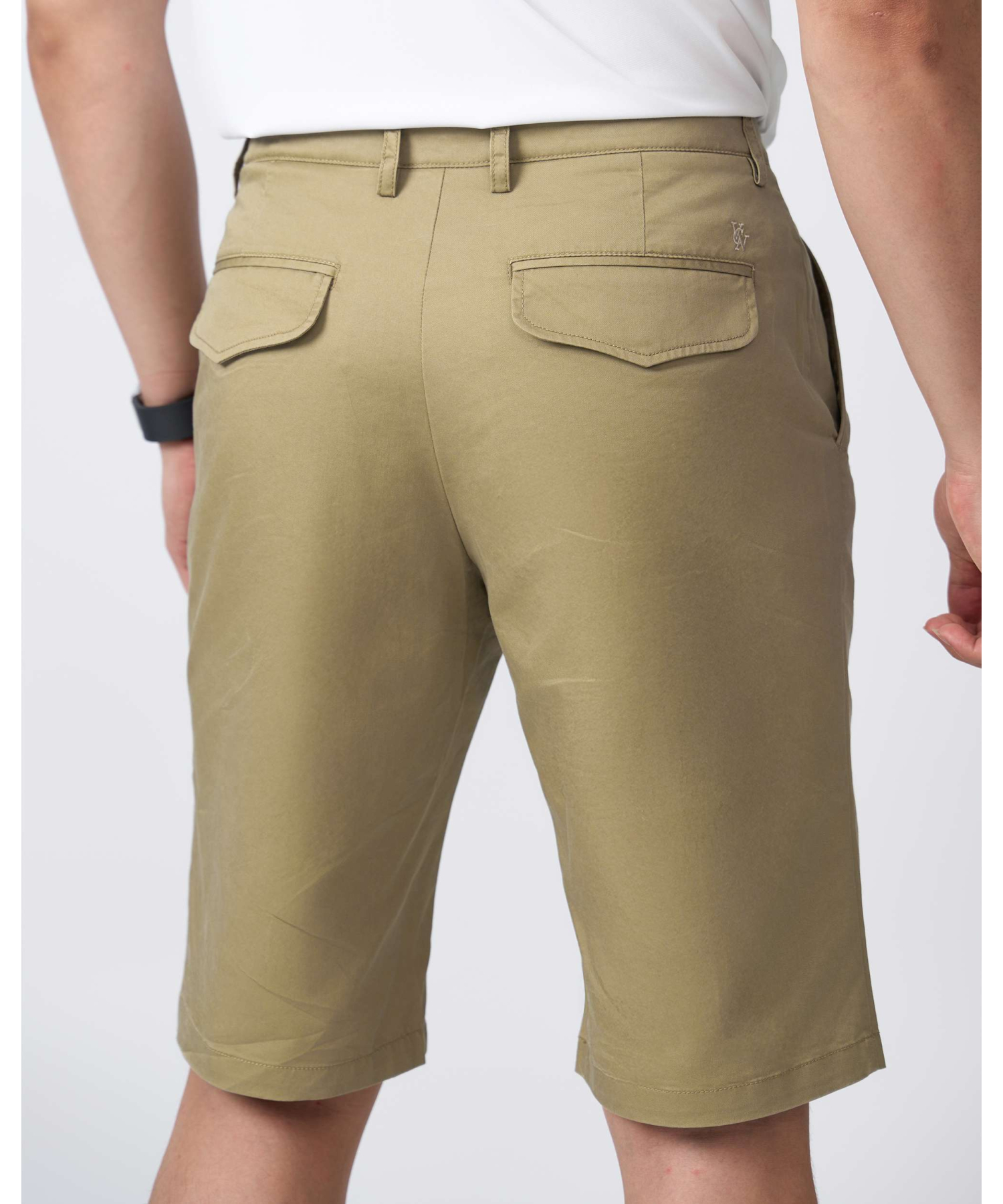 Quần Short Nam Trơn Cotton 5004 - Nâu