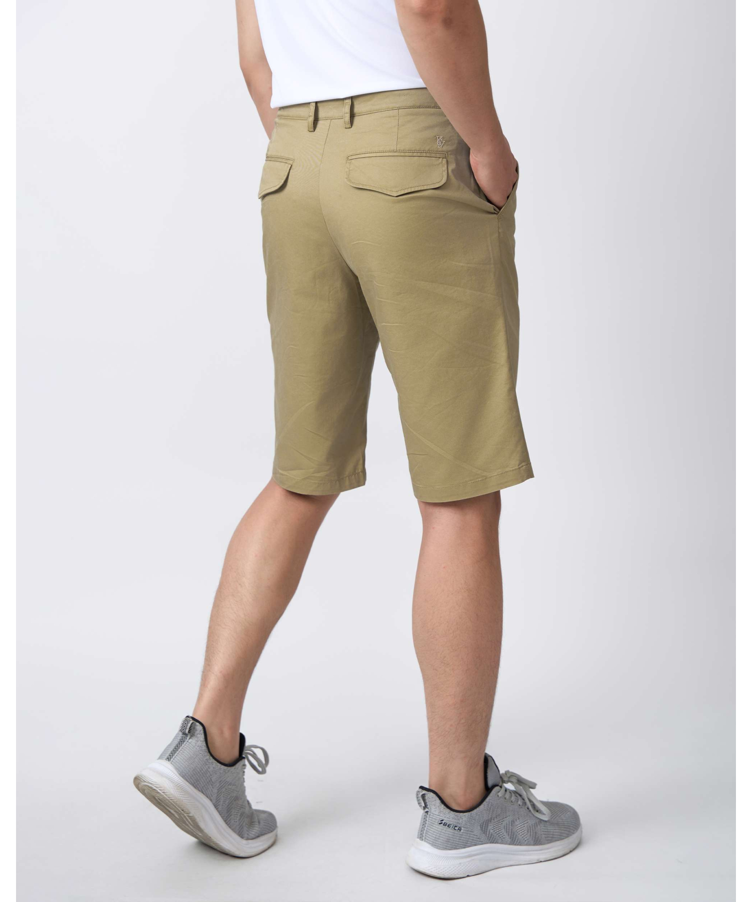 Quần Short Nam Trơn Cotton 5004 - Nâu