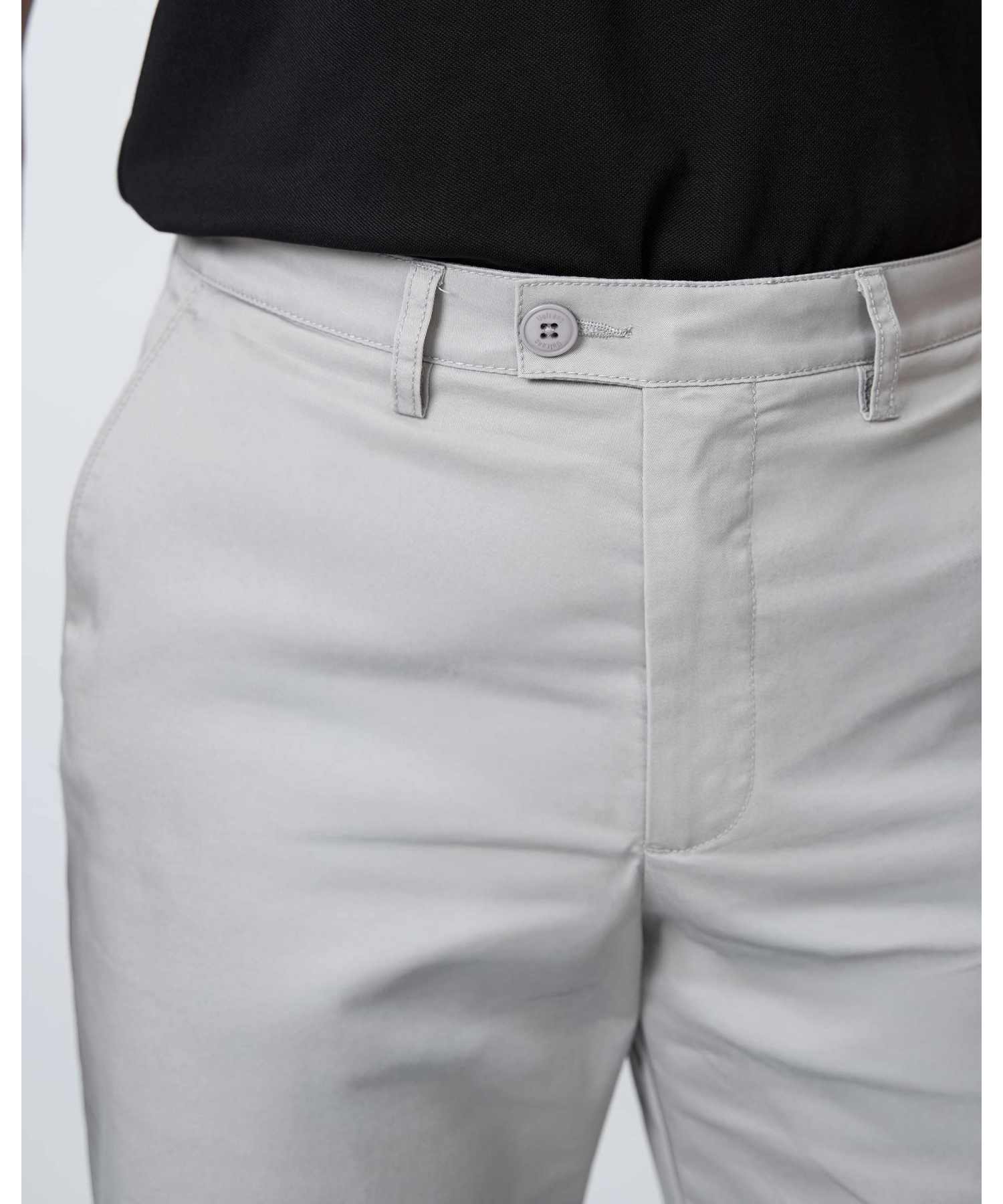Quần Short Nam Trơn Cotton 5004 - Ghi