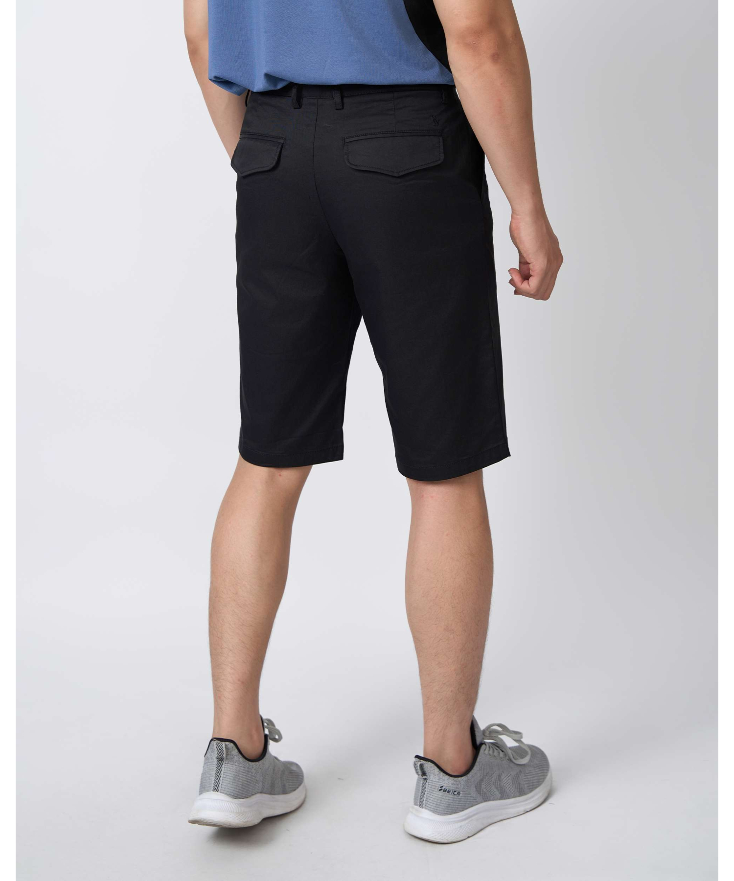 Quần Short Nam Trơn Cotton 5004 - Đen