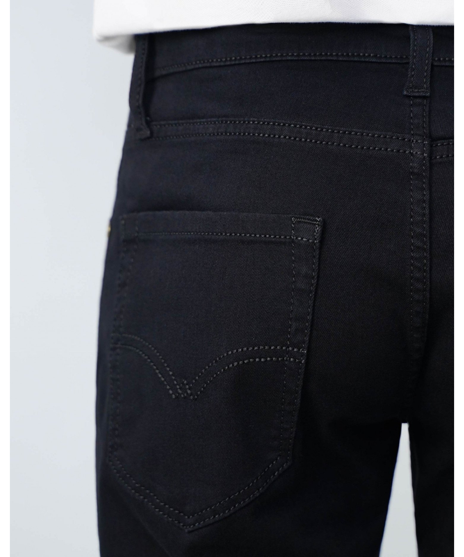 Quần Jeans Nam Basic Màu Đen 4004B