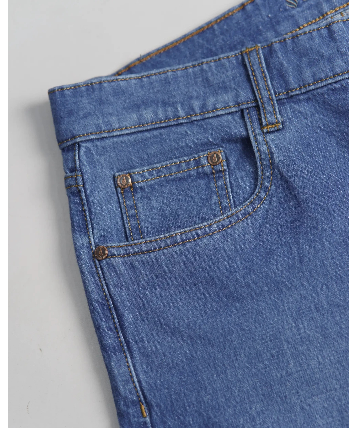 Quần Jeans Nam Basic Màu Xanh 3008