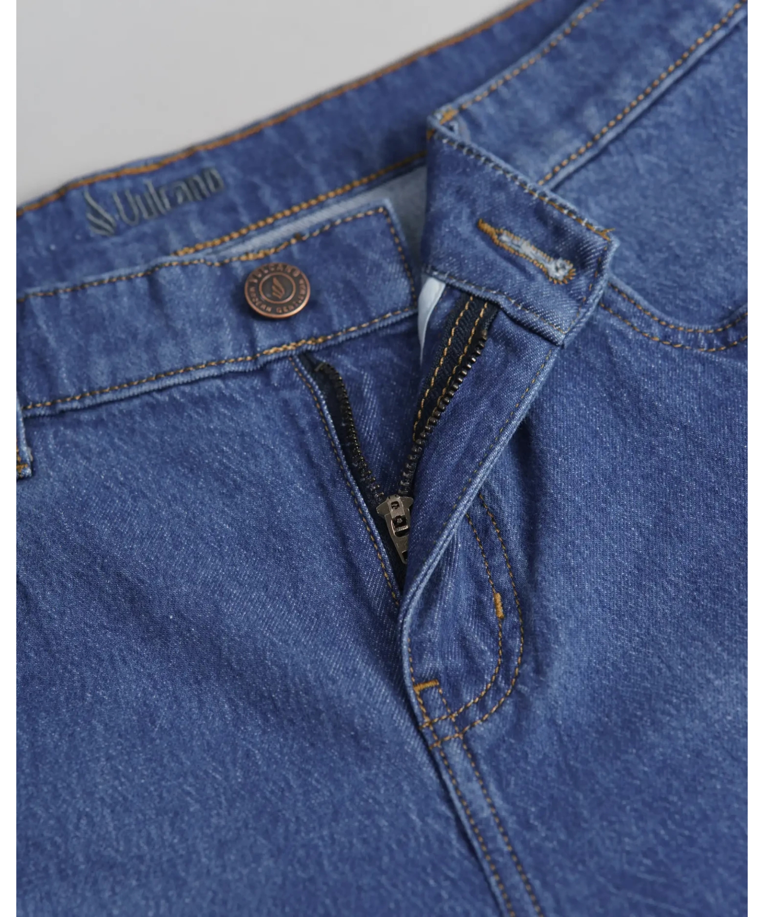 Quần Jeans Nam Basic Màu Xanh 3008