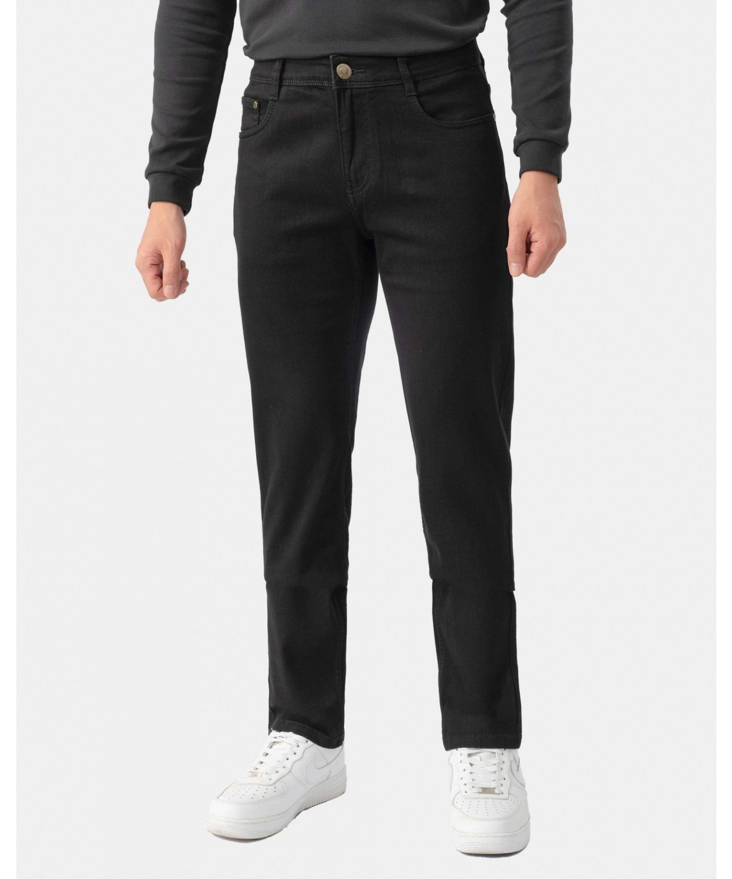 Quần Jeans Nam Dáng Suông Co Giãn 4012A