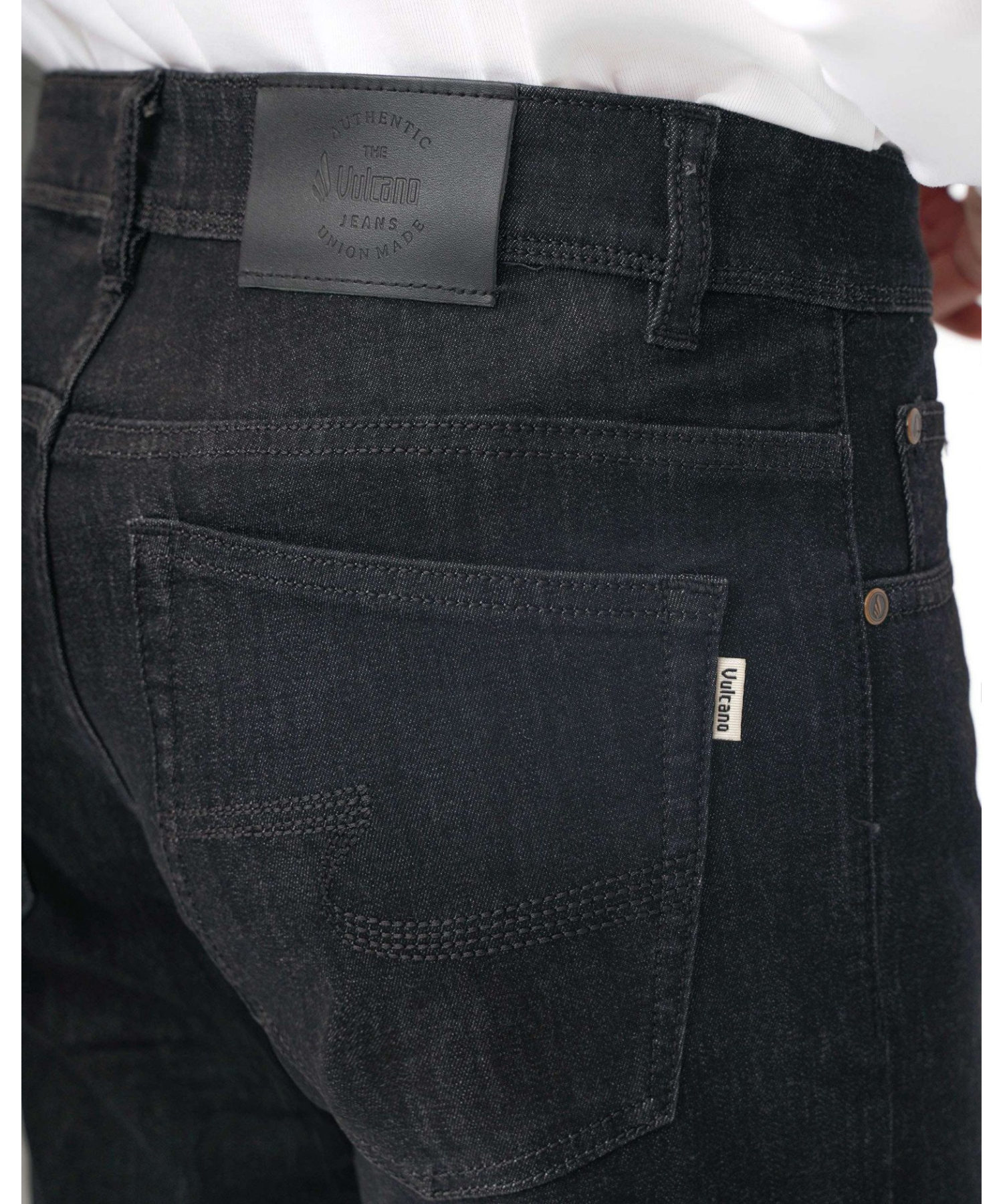 Quần Jeans Nam Dáng Suông Co Giãn 4024 - Đen Nhạt
