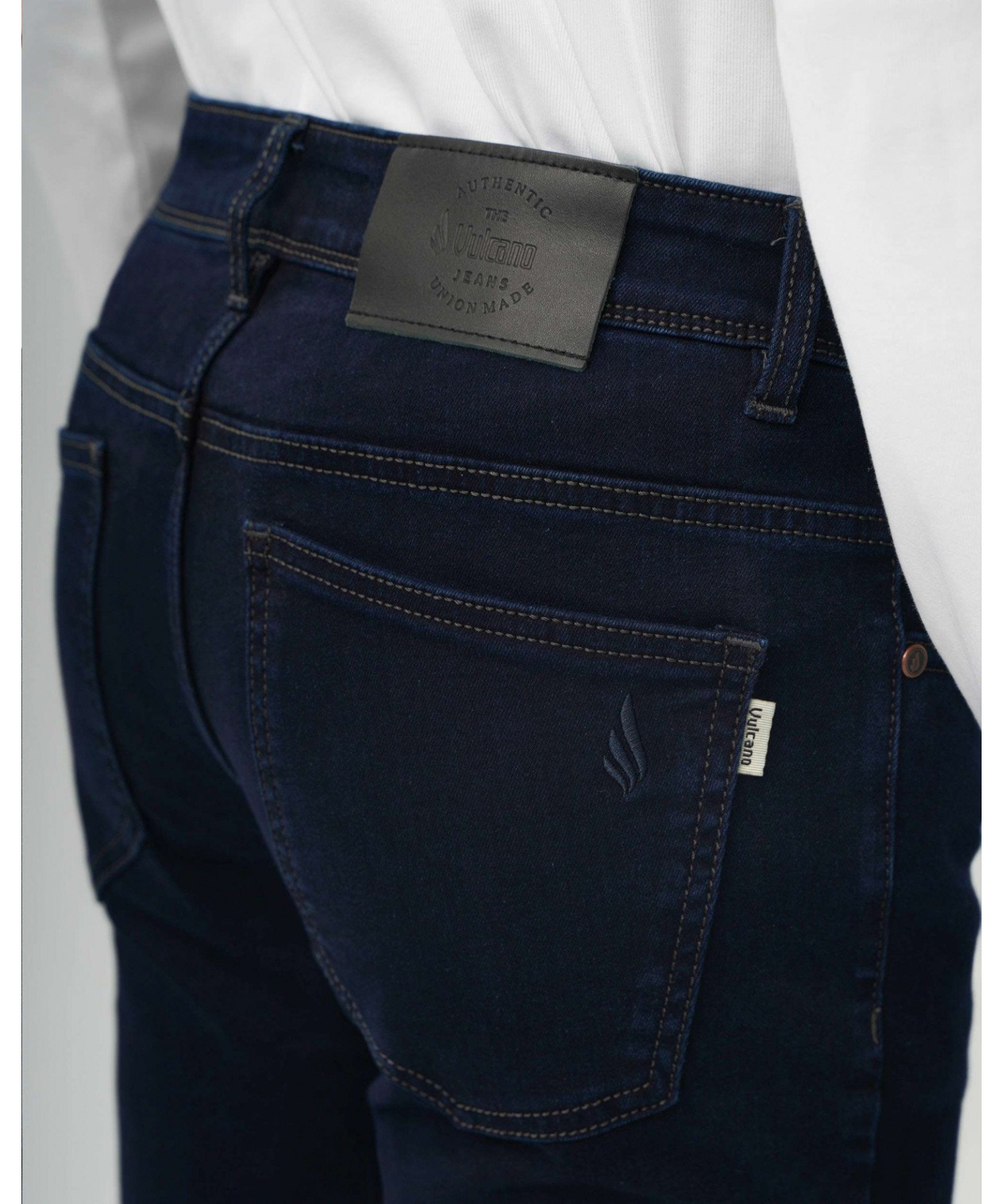 Quần Jeans Nam Dáng Suông Co Giãn 4024 - Xanh Tím Than