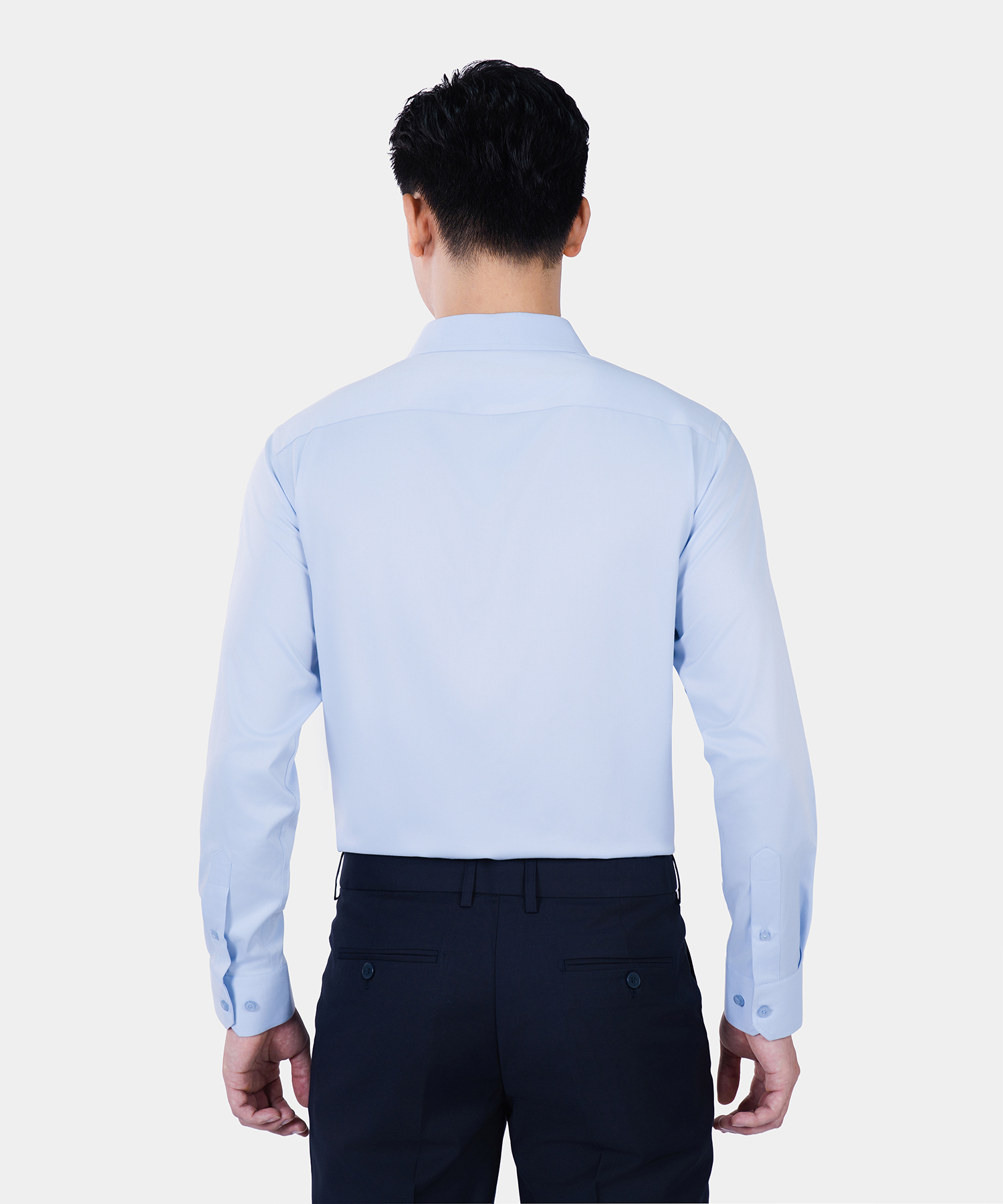 Áo Sơ Mi Nam Dài Tay Màu Xanh  ASAR26A0360
