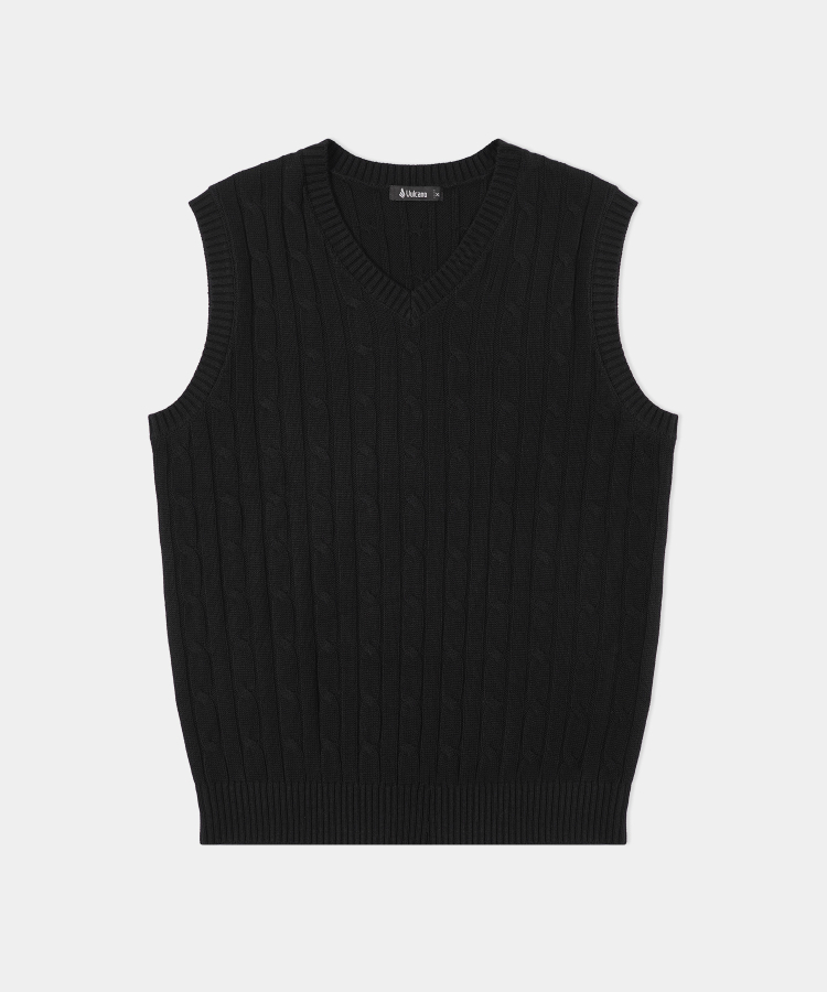 Áo Gile Len Nam LG.25.D1 - Đen