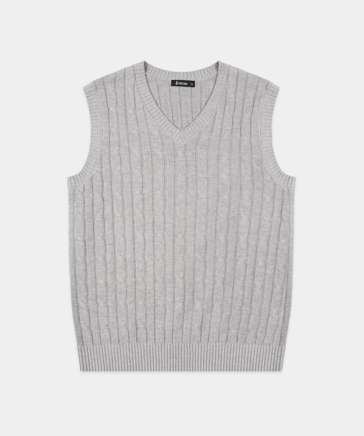 Áo Gile Len Nam LG.25.D1 - Xám