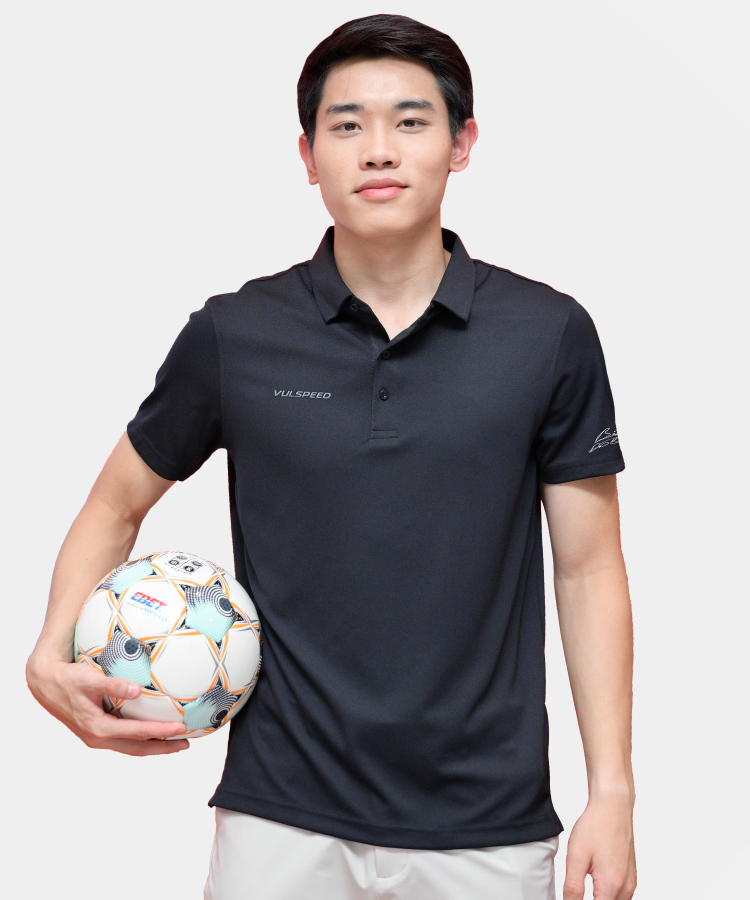 &Aacute;o Vulspeed Nam M&agrave;u Đen TE26A0509