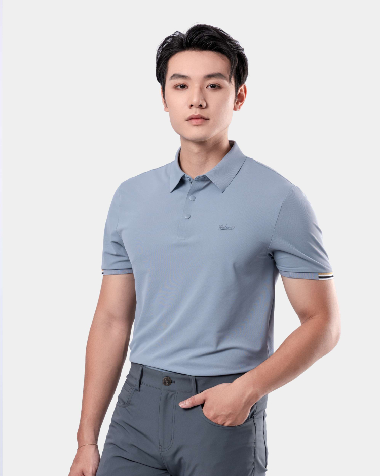 Áo Polo Thể Thao Nam Co Giãn 5006 - Xanh Da Trời