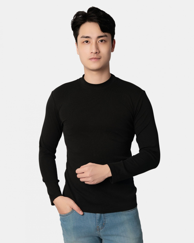 Áo Giữ Nhiệt Nam 4001 - Đen