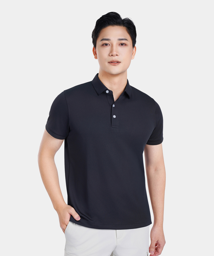 Áo Polo Nam Màu Đen TS26A0109