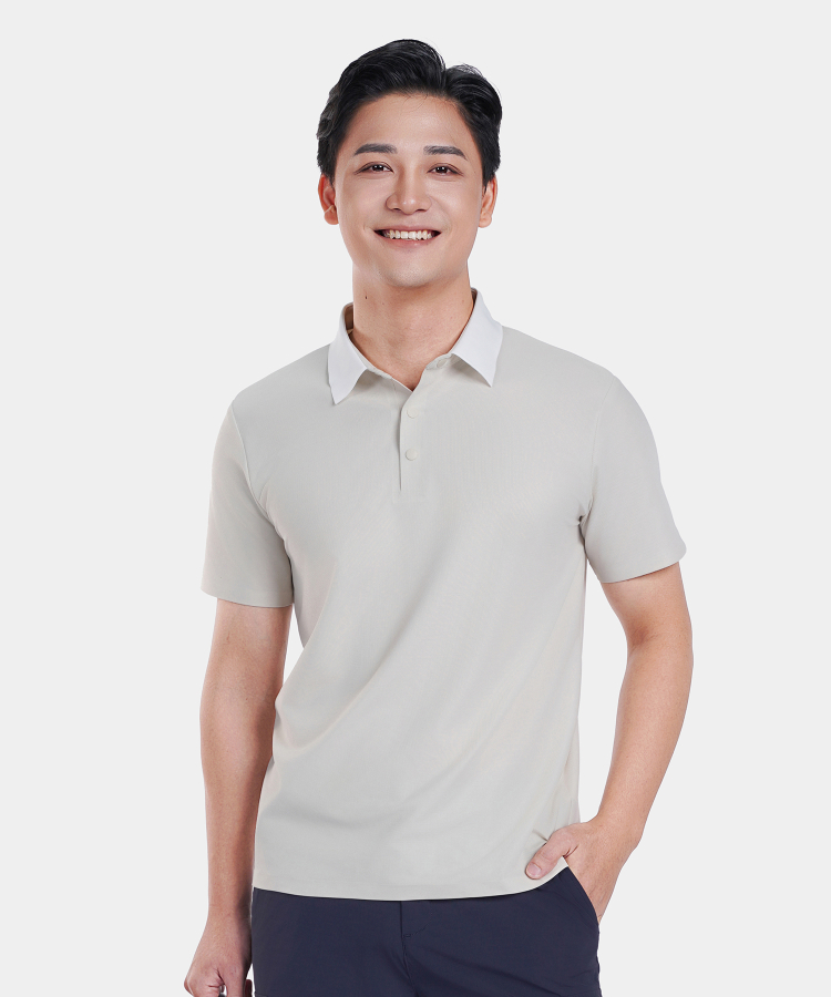 Áo Polo Nam Màu Be TS26A0432