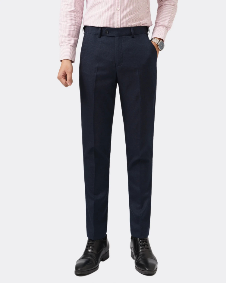 Quần Vest Nam 3011 - Xanh T&iacute;m Than