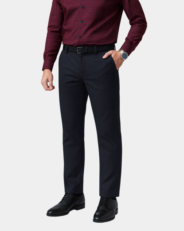 Quần Kaki Nam Dáng Slim 2005 Xám Đậm