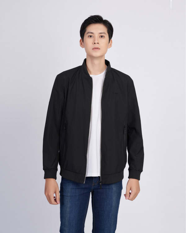 Áo Jacket Bomber Nam 2004 Đen