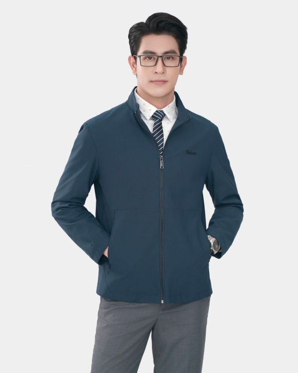 Áo Khoác Nam Cổ Trụ 4005 Xanh Tím Than
