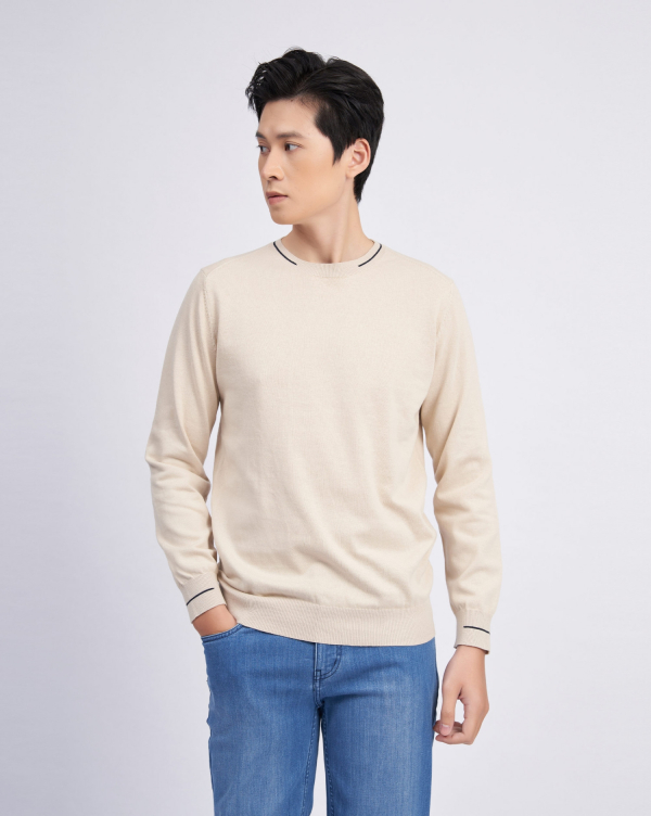 Áo Len Nam Cotton 2005 Vàng